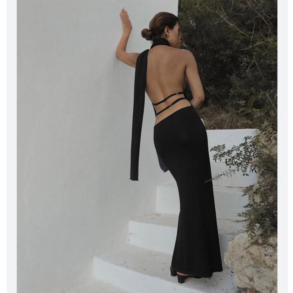Aya Muse - Electra long dress - Black - M (fits S, M and L)